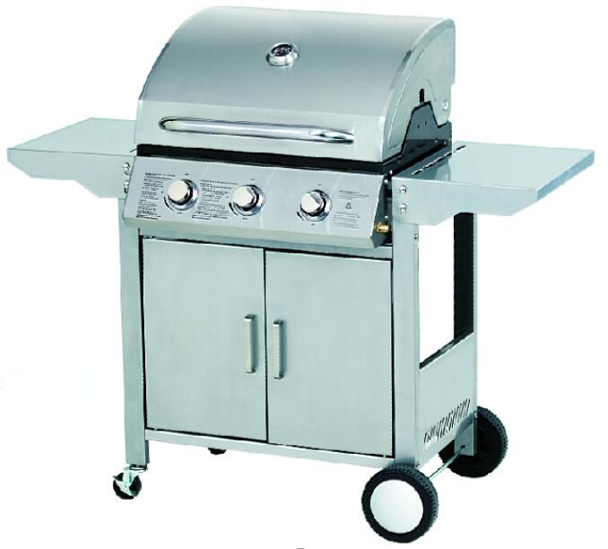 Foldable Side Table Gas Grill Barbecue