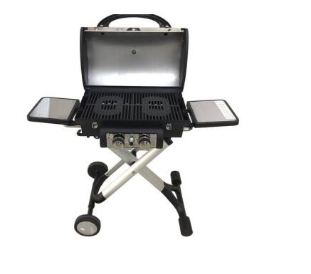 Foldable Trolley Gas Grill Barbecue