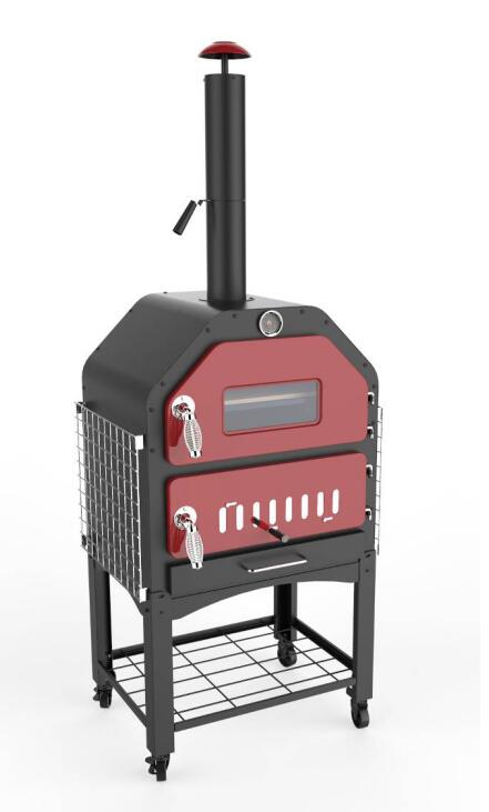 Deluxe Wooden Pizza Oven With Window