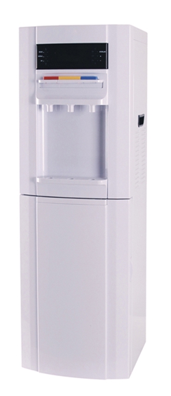Water dispenser with 16L refrigerator.with LED display